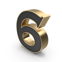 Number 6 PNG & PSD Images