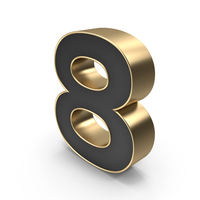 Number 8 PNG & PSD Images