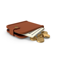 Purse With Banknotes PNG & PSD Images