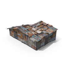 Rusty Tin Roof Cabin PNG & PSD Images