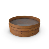 Wooden Mesh Sifter Old PNG & PSD Images