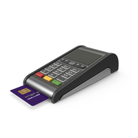 POS Terminal With Credit Card PNG & PSD Images
