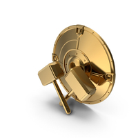 Gold Viking Shield And Hammers PNG & PSD Images