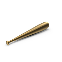 Gold Baseball Bat PNG & PSD Images