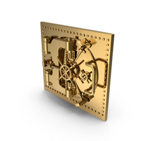 Gold Bank Vault Door PNG & PSD Images