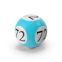 Bingo Ball 72 PNG & PSD Images