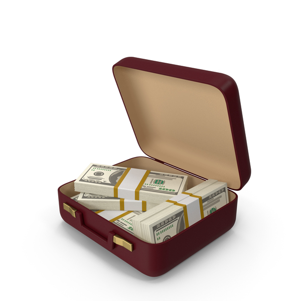 Open Briefcase With Money PNG & PSD Images