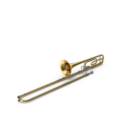 Brass Trombone Instrument PNG & PSD Images