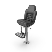 Captains Chair Helm Boat Seat No Arms Black PNG & PSD Images
