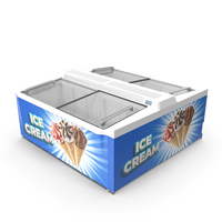 Double Ice Cream Freezer PNG & PSD Images