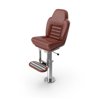 Marine Helm Chair No Arms Brown PNG & PSD Images
