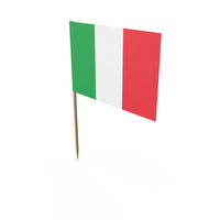 Cocktail Toothpick Stick Italy Flag Straight PNG & PSD Images