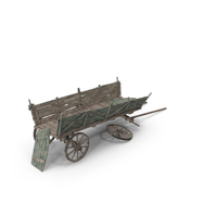 Medieval Cart Broken PNG & PSD Images