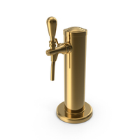 Gold Beer Tap PNG & PSD Images