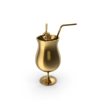 Gold Cocktail Glass PNG & PSD Images