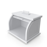 Open Door Bread Box Icon White PNG & PSD Images