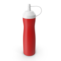 Ketchup Squeeze Bottle PNG & PSD Images