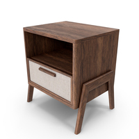 Nadene Nightstand Brown PNG & PSD Images