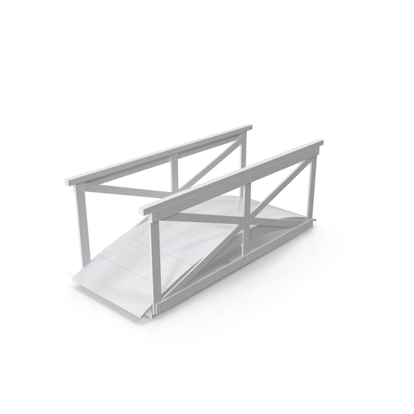 Walk Way Bridge White PNG & PSD Images