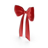 Red Silk Bow PNG & PSD Images