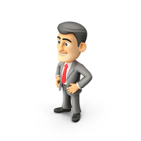 Cartoony Bussinessman PNG & PSD Images