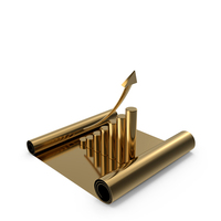 Gold Finance Charts PNG & PSD Images
