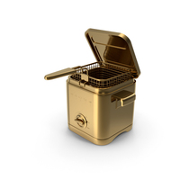 Gold Deep Fryer PNG & PSD Images