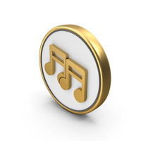 Music Double Coin PNG & PSD Images