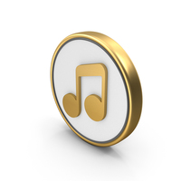 Music Symbol Coin PNG & PSD Images