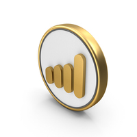 Signal Bars Graph Coin PNG & PSD Images
