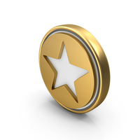 Star Favorite Coin PNG & PSD Images