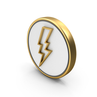 Thunder Power Coin PNG & PSD Images