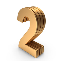 Number Digit 2 PNG & PSD Images