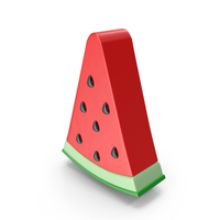 Cartoon Watermelon Slice PNG & PSD Images