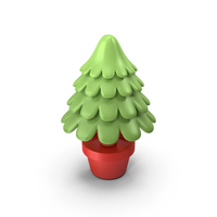 Christmas Tree With Pot Icon PNG & PSD Images