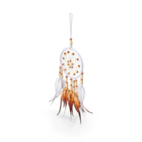 Dreamcatcher With Feathers And Beads One Ring PNG & PSD Images