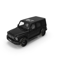 Gelandewagen Mercedes-Benz AMG 63 Black Simplified PNG & PSD Images