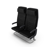 Passenger Aircraft Double Seats PNG & PSD Images