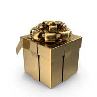 Gold Giftbox PNG & PSD Images