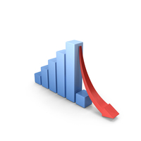 Graph Down Icon PNG & PSD Images