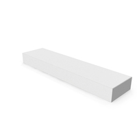 White Long Product Box PNG & PSD Images