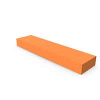 Orange Long Product Box PNG & PSD Images