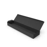 Open Black Long Product Box PNG & PSD Images