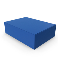 Blue Short Product Box PNG & PSD Images