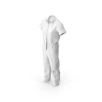 White Overalls PNG & PSD Images
