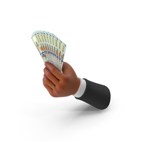 100 Dollars US Notes Holding Black Hand Money PNG & PSD Images