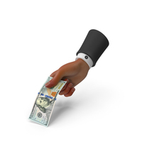 Right Black Hand Giving 100 Dollars US Note Money PNG & PSD Images