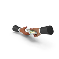 Taking Help Black Hand Loan 100 Dollars US Bill Money PNG & PSD Images