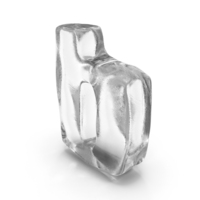 Ice Letter B PNG & PSD Images