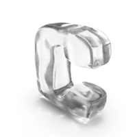Ice Letter C PNG & PSD Images